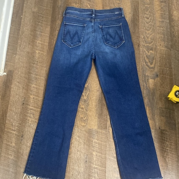 NWOT MOTHER JEANS THE TRIPPER ANKLE FRAY IN CHANGE IS IN THE AIR HI RISE ANKLE - Picture 6 of 16